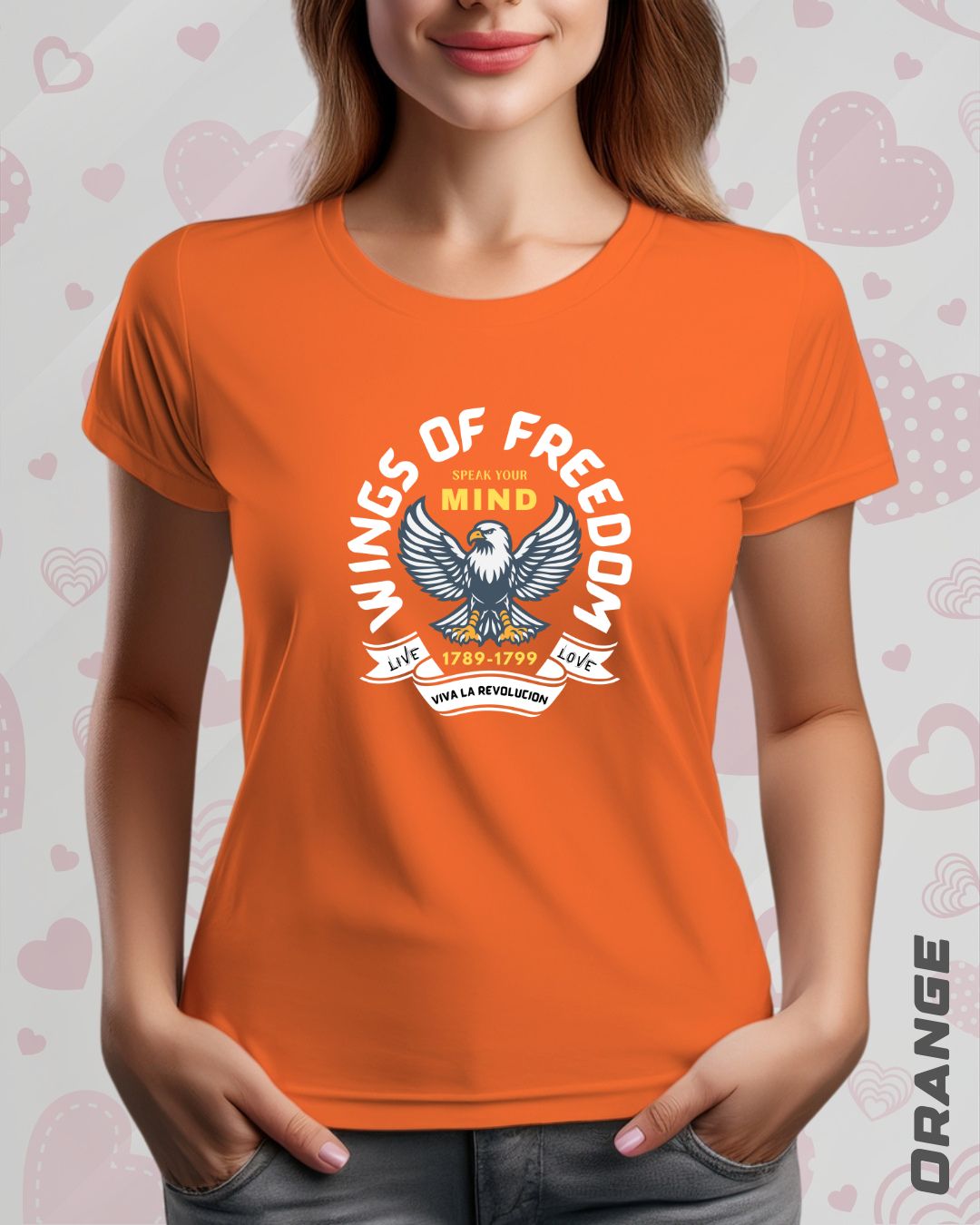 WINGS OF FREEDOM TEE - DARKER SHADES