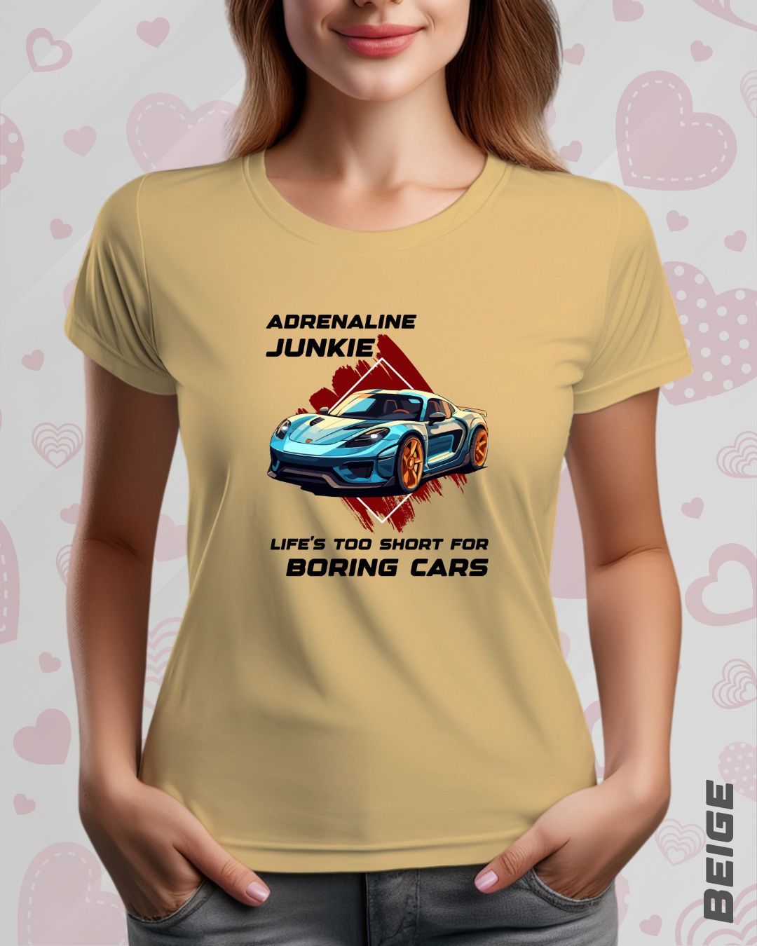 ADRENALINE JUNKIE TEE - LIGHTER SHADES