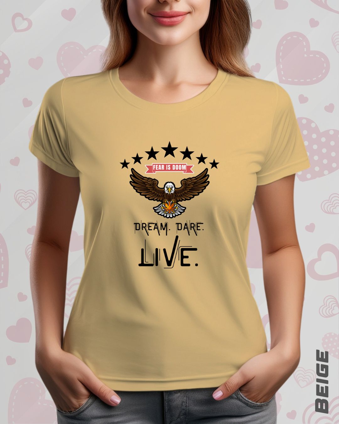DREAM DARE LIVE TEE - LIGHTER SHADES