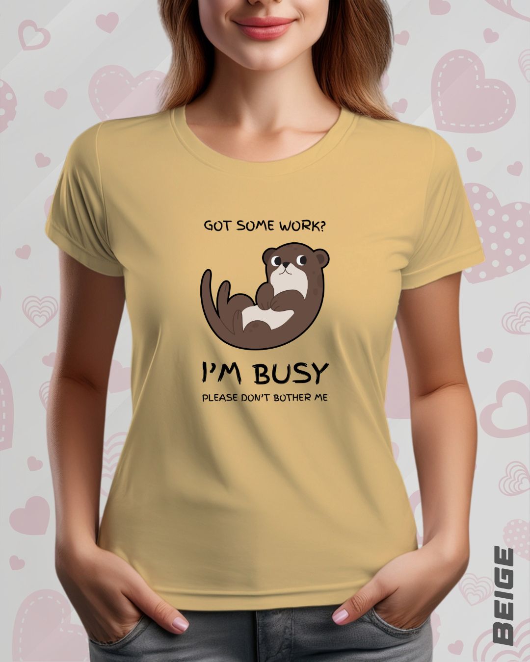 I'M BUSY TEE - LIGHTER SHADES
