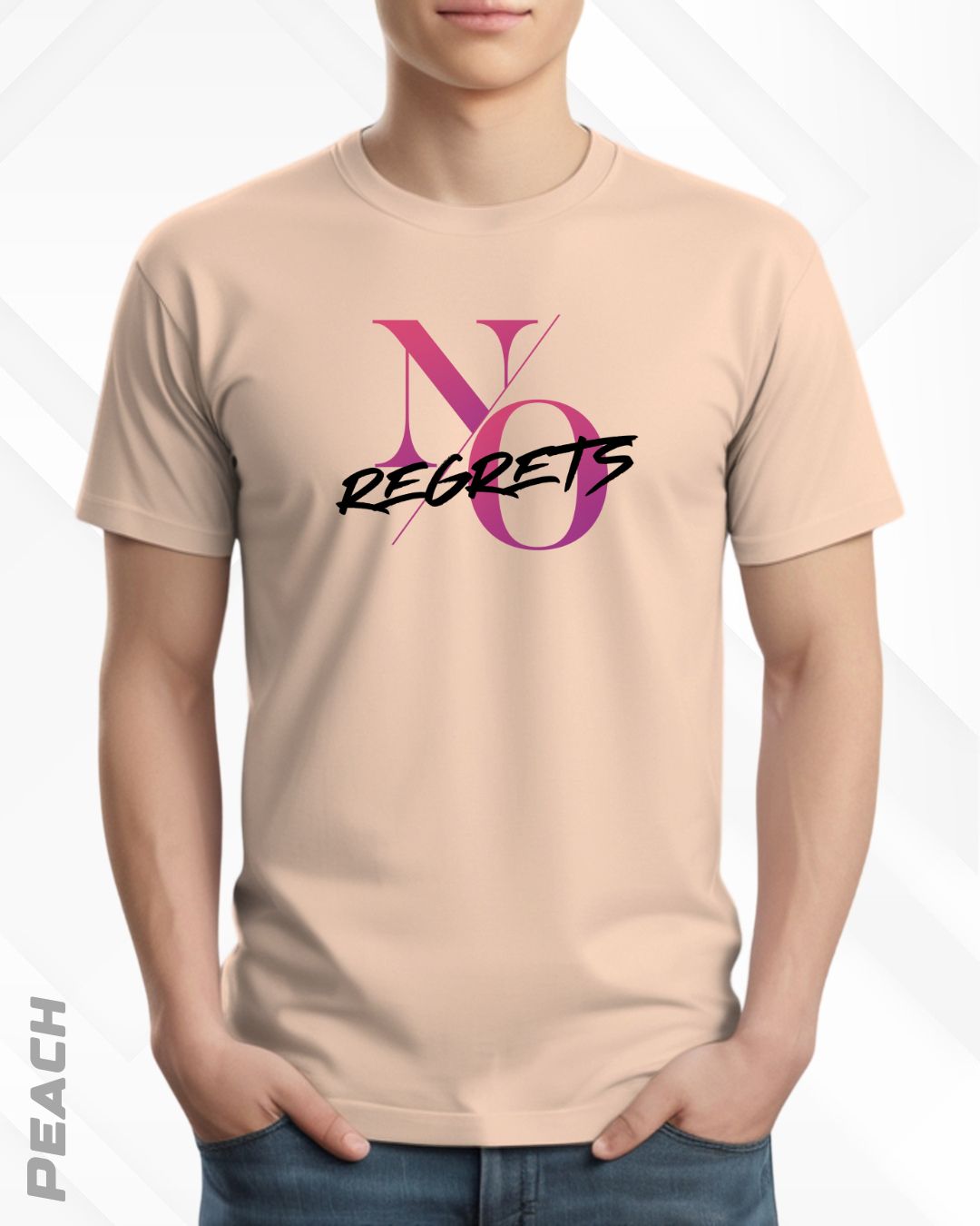 NO REGRETS TEE - LIGHTER SHADES