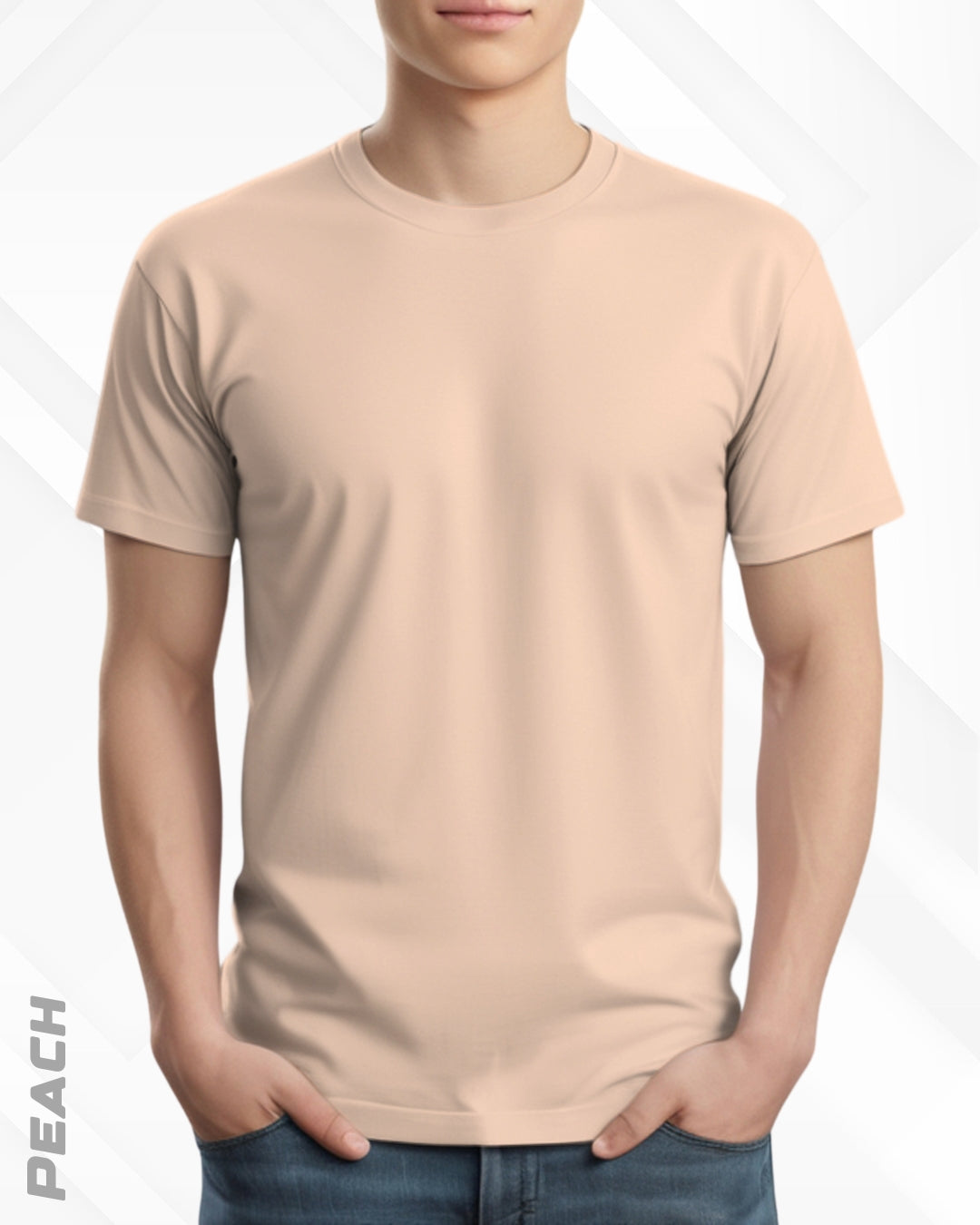 CLASSIC CREW NECK PLAIN TEE - LIGHTER SHADES