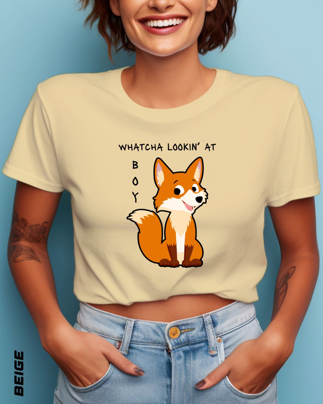 FOXY GLARE CROP TOP - LIGHTER SHADES