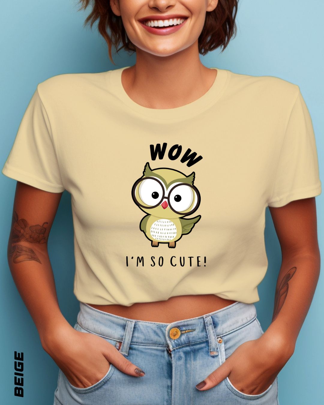 I'M SO CUTE CROP TOP - LIGHTER SHADES