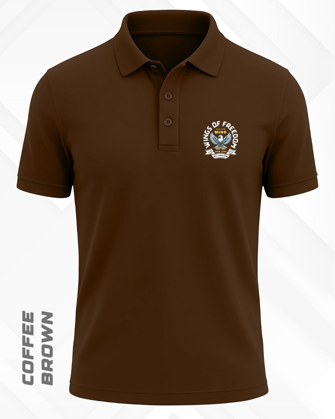 WINGS OF FREEDOM POLO T-SHIRT - DARKER SHADES