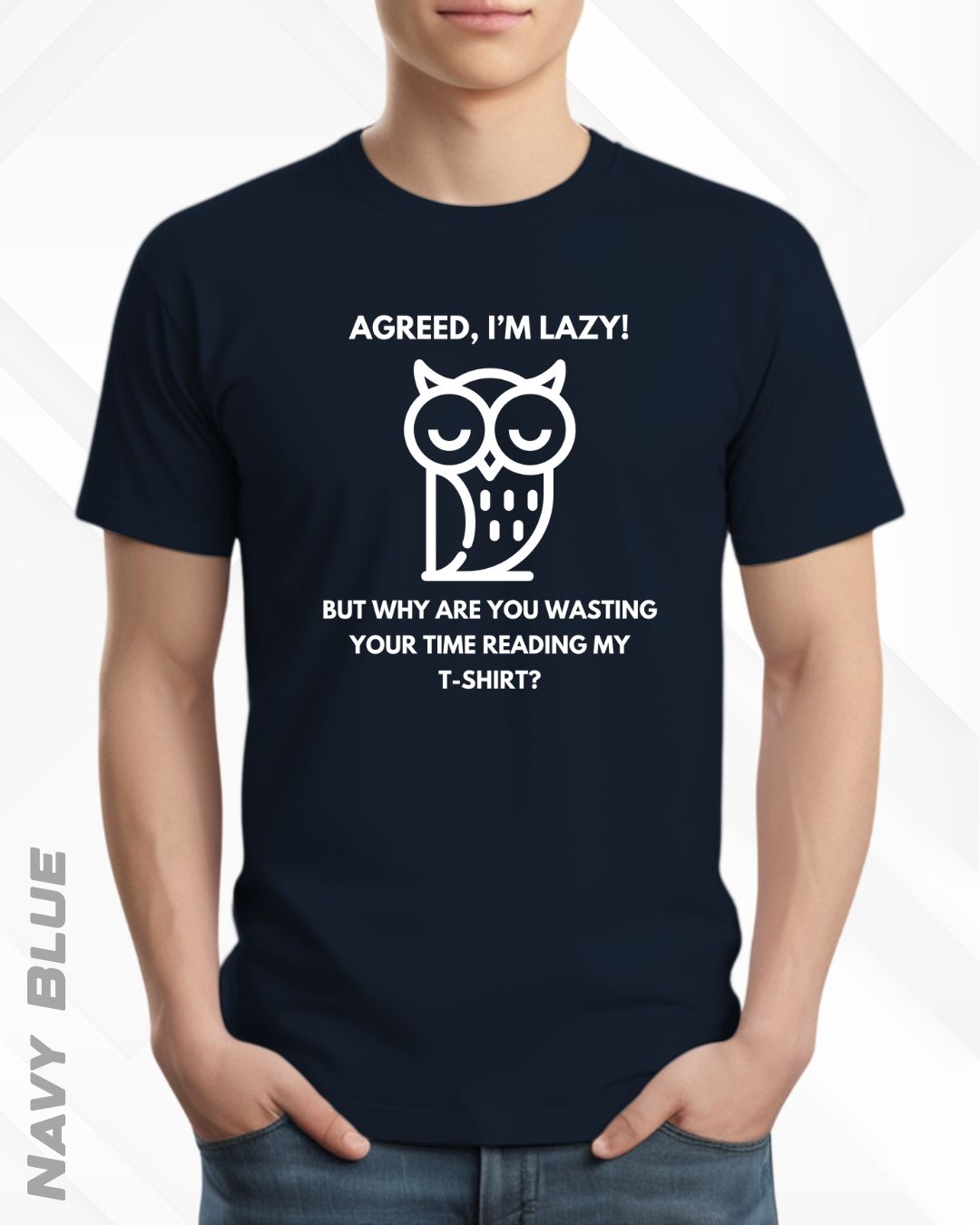 LAZY OWL TEE - DARKER SHADES