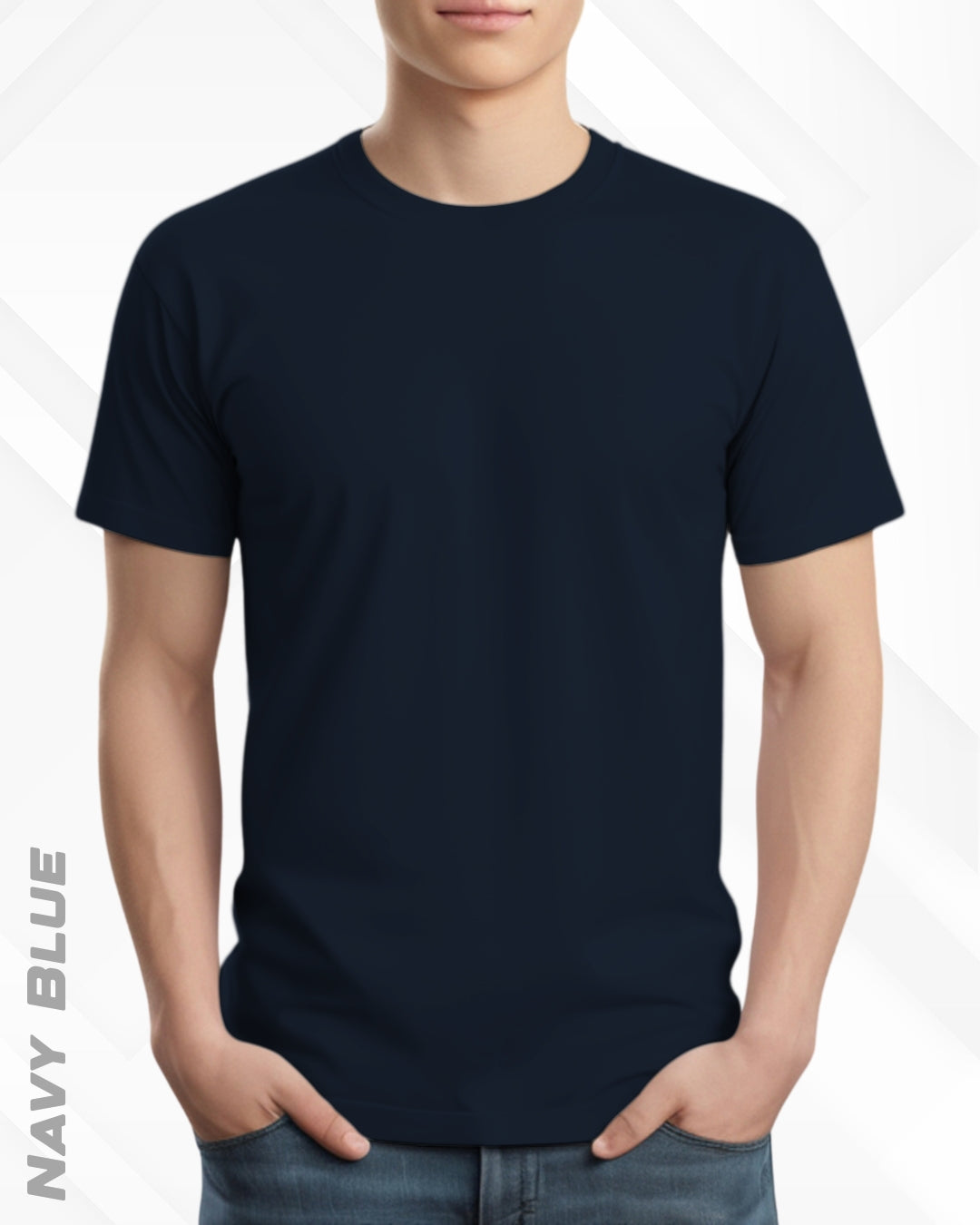 CLASSIC CREW NECK PLAIN TEE - DARKER SHADES