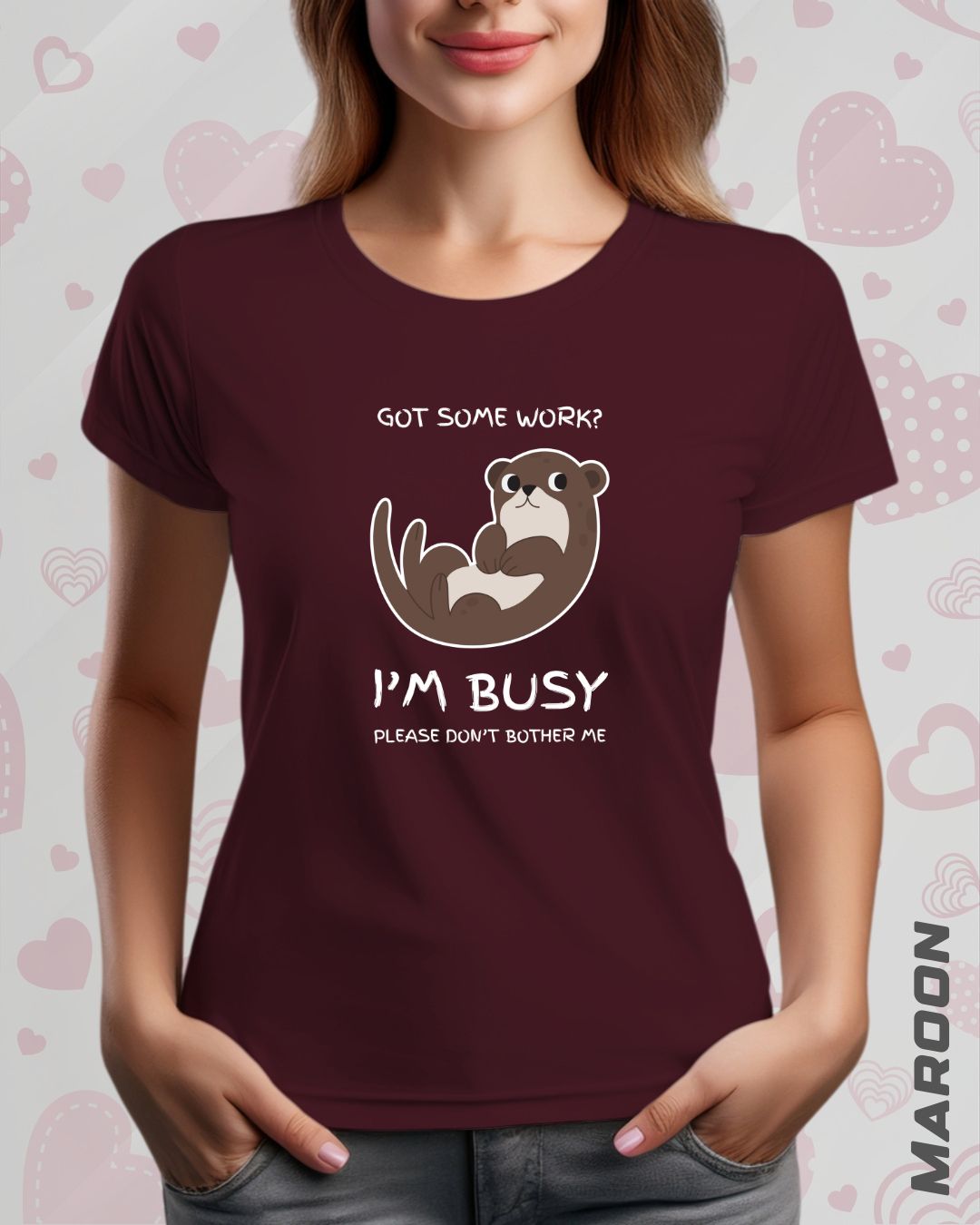 I'M BUSY TEE - DARKER SHADES