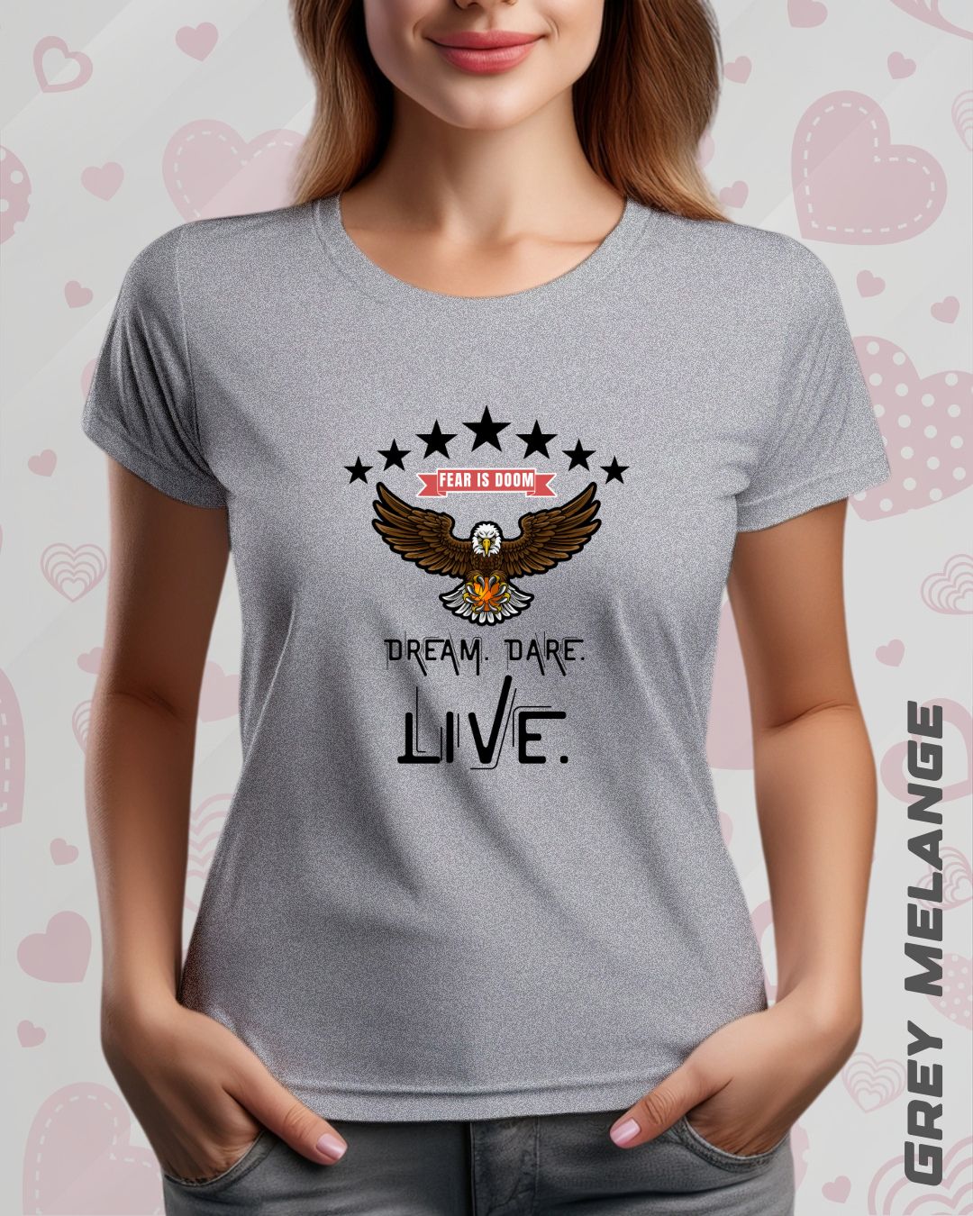 DREAM DARE LIVE TEE - LIGHTER SHADES
