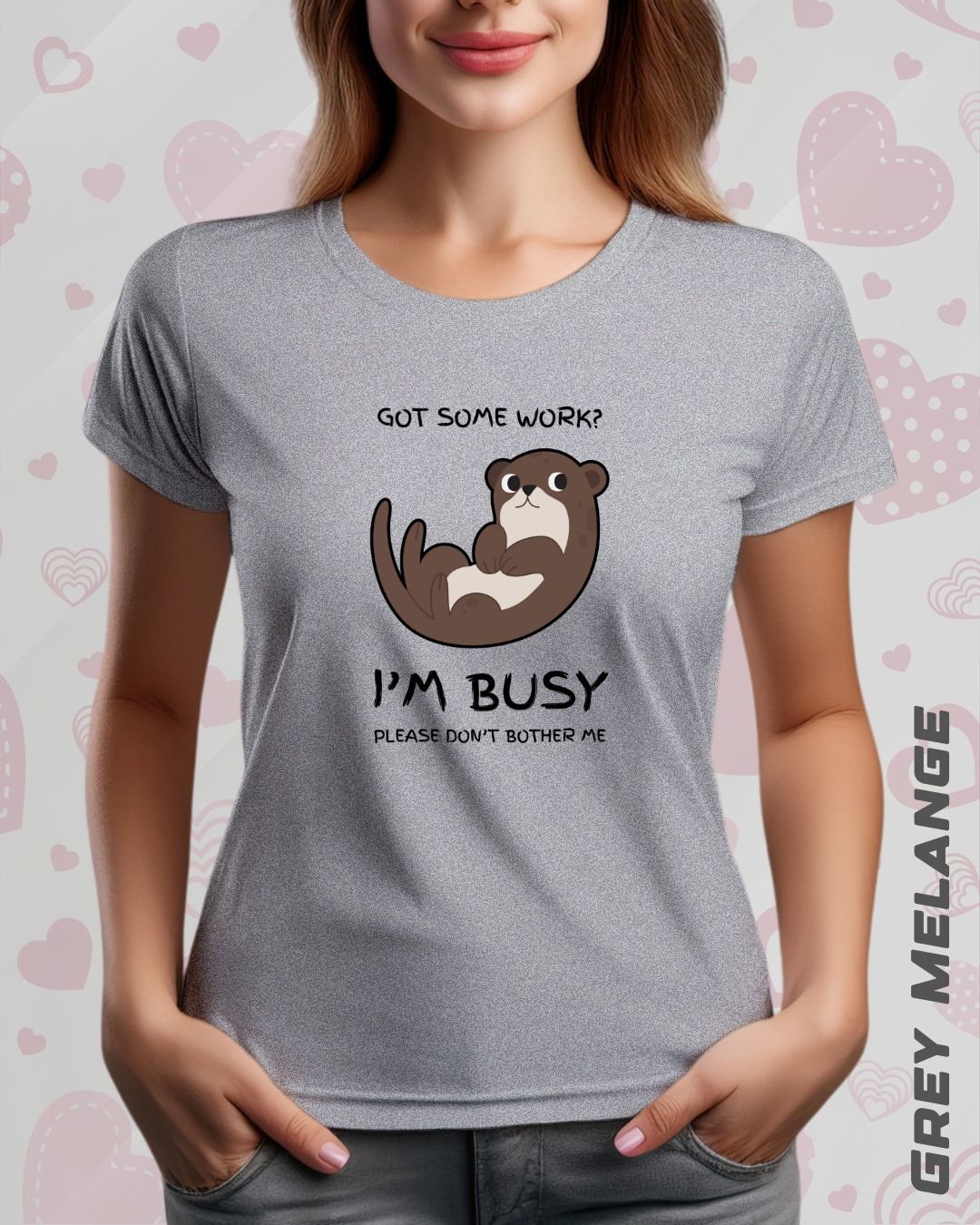 I'M BUSY TEE - LIGHTER SHADES