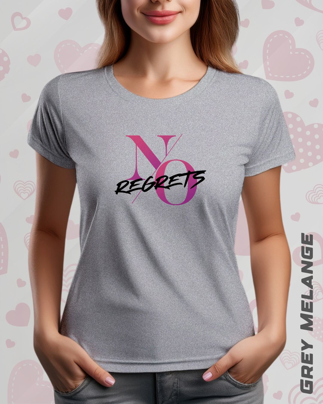NO REGRETS TEE - LIGHTER SHADES