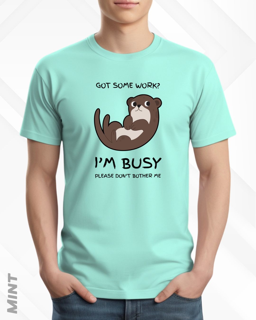 I'M BUSY TEE - LIGHTER SHADES