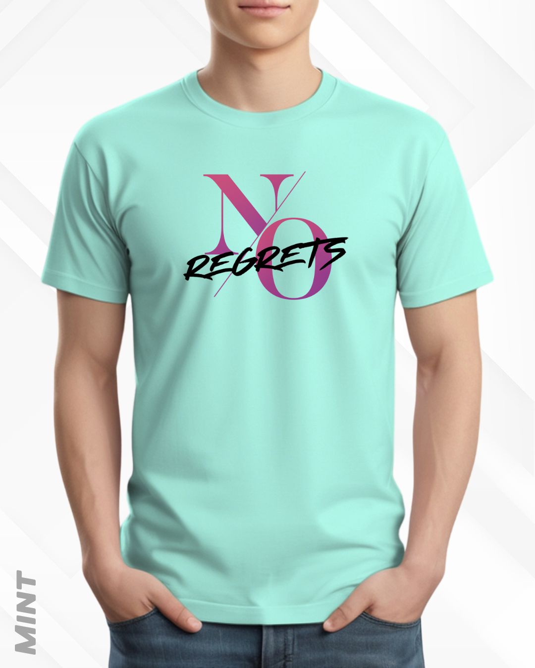 NO REGRETS TEE - LIGHTER SHADES
