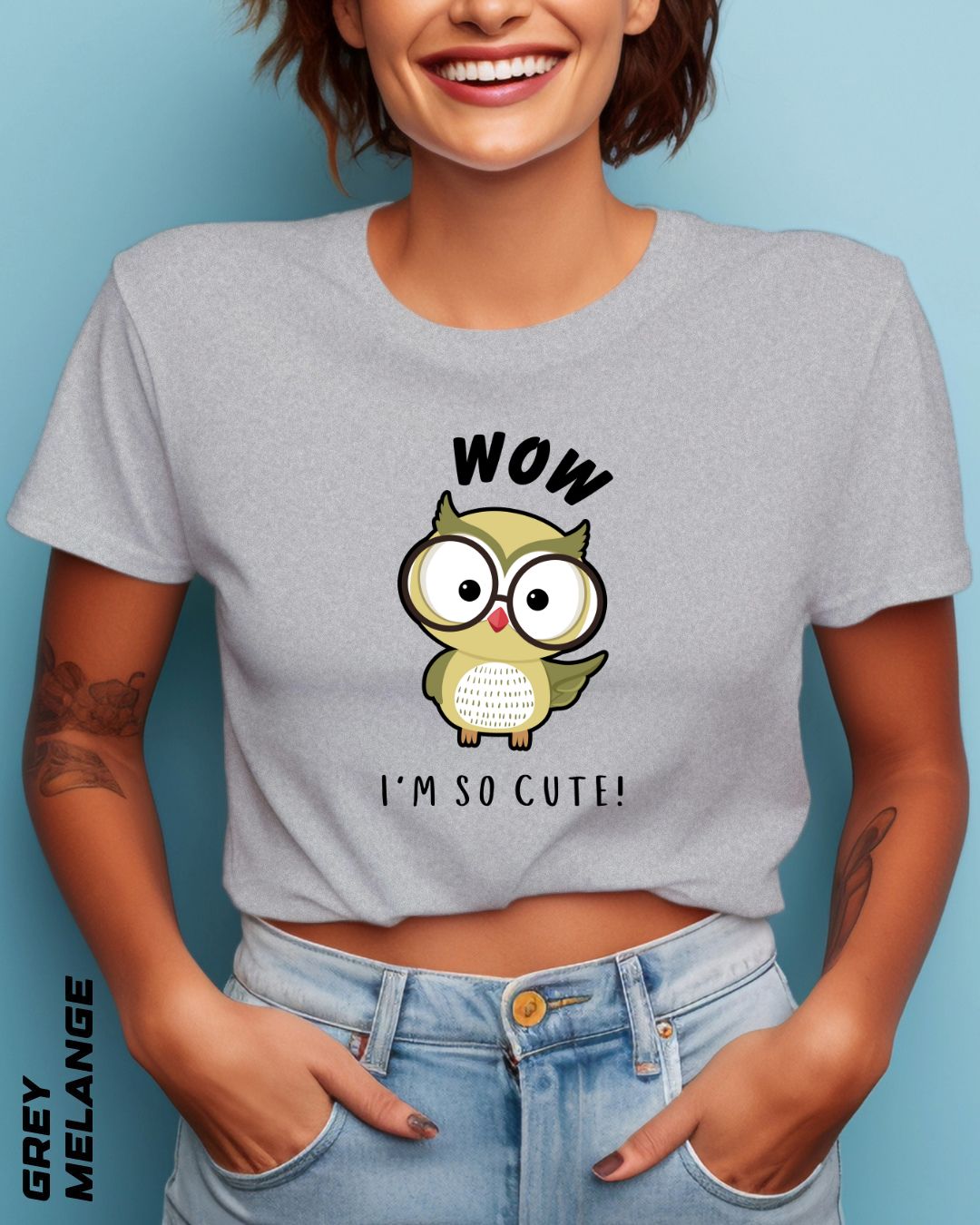 I'M SO CUTE CROP TOP - LIGHTER SHADES