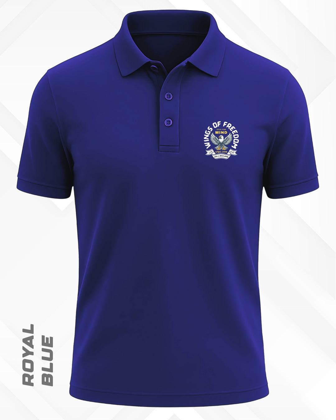 WINGS OF FREEDOM POLO T-SHIRT - DARKER SHADES