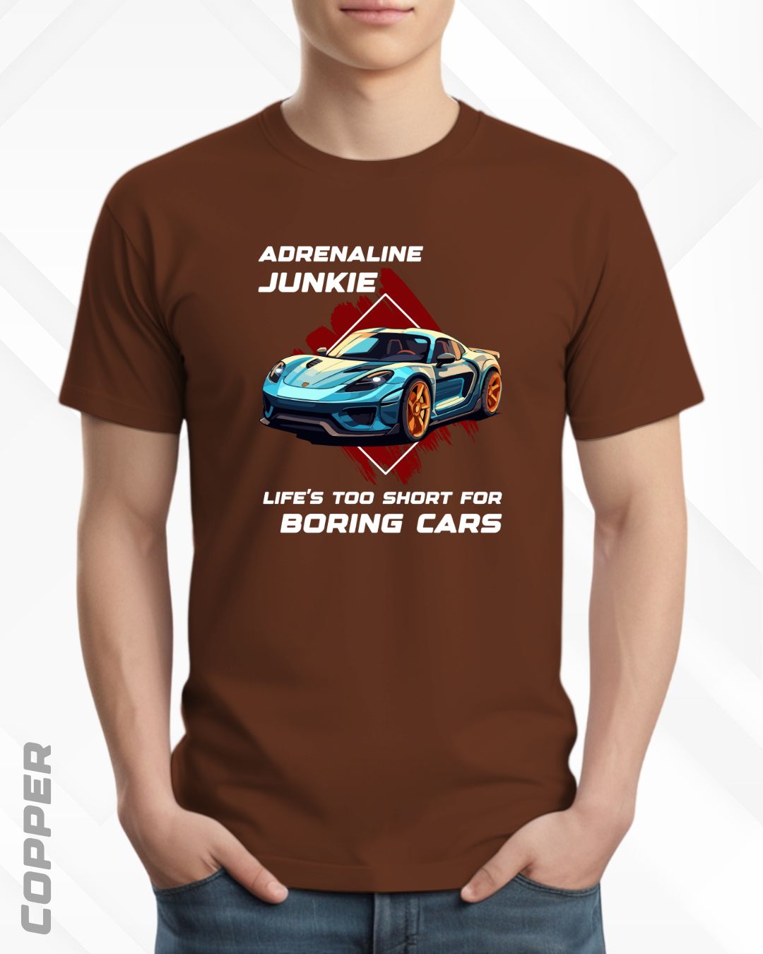 ADRENALINE JUNKIE TEE - DARKER SHADES