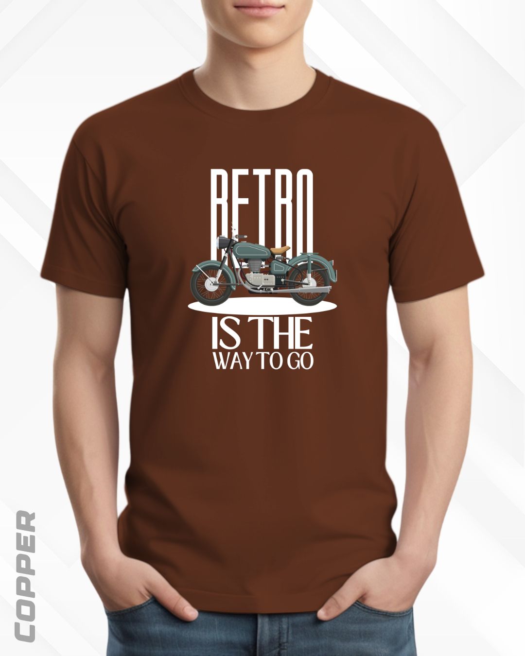 GO RETRO TEE - DARKER SHADES