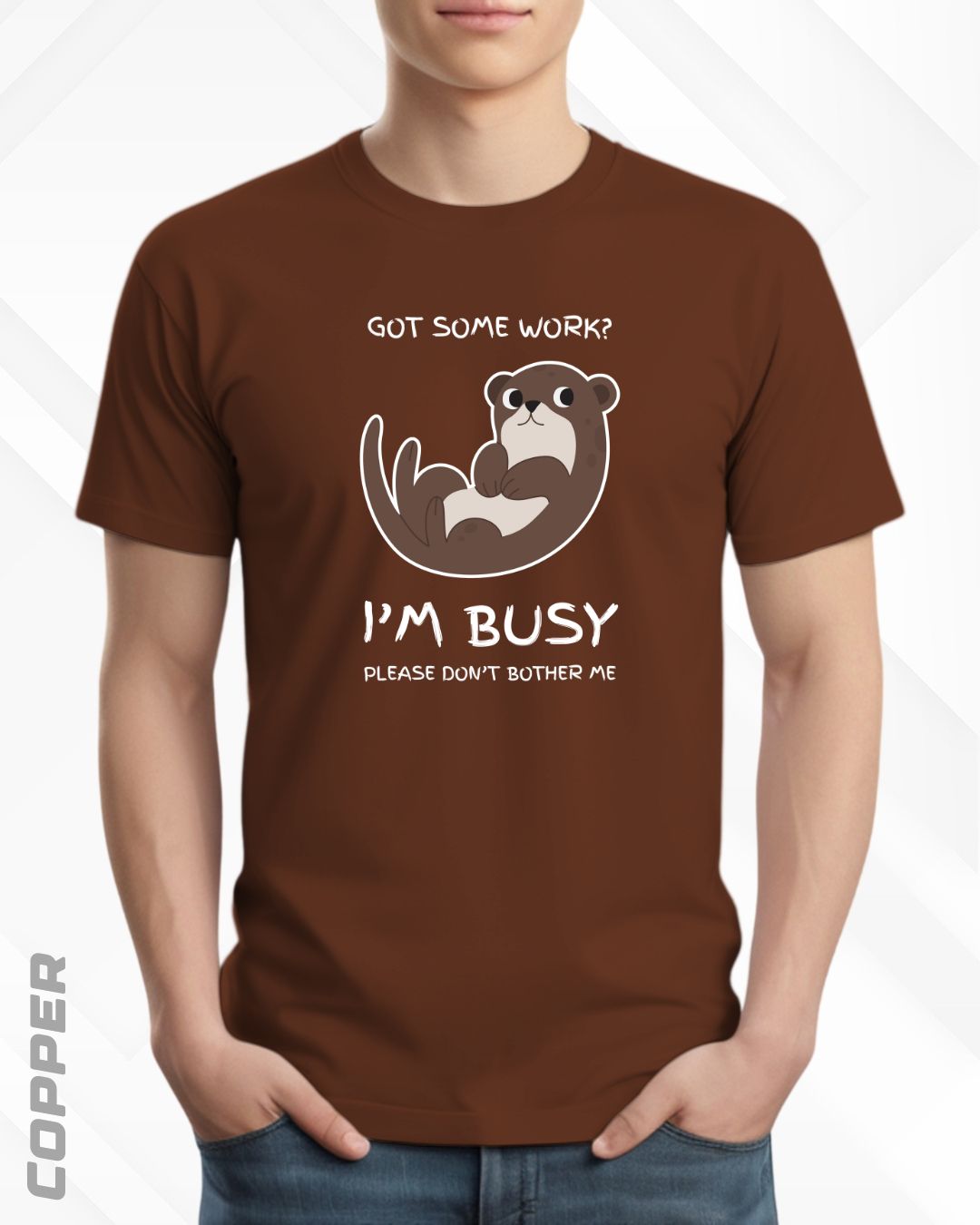 I'M BUSY TEE - DARKER SHADES