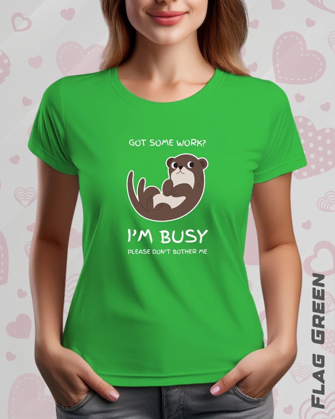 I'M BUSY TEE - DARKER SHADES