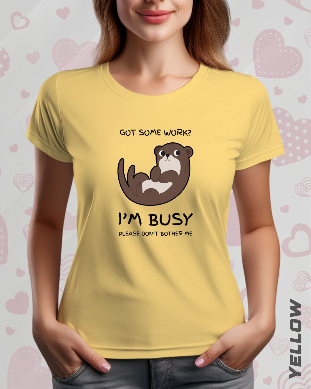 I'M BUSY TEE - LIGHTER SHADES