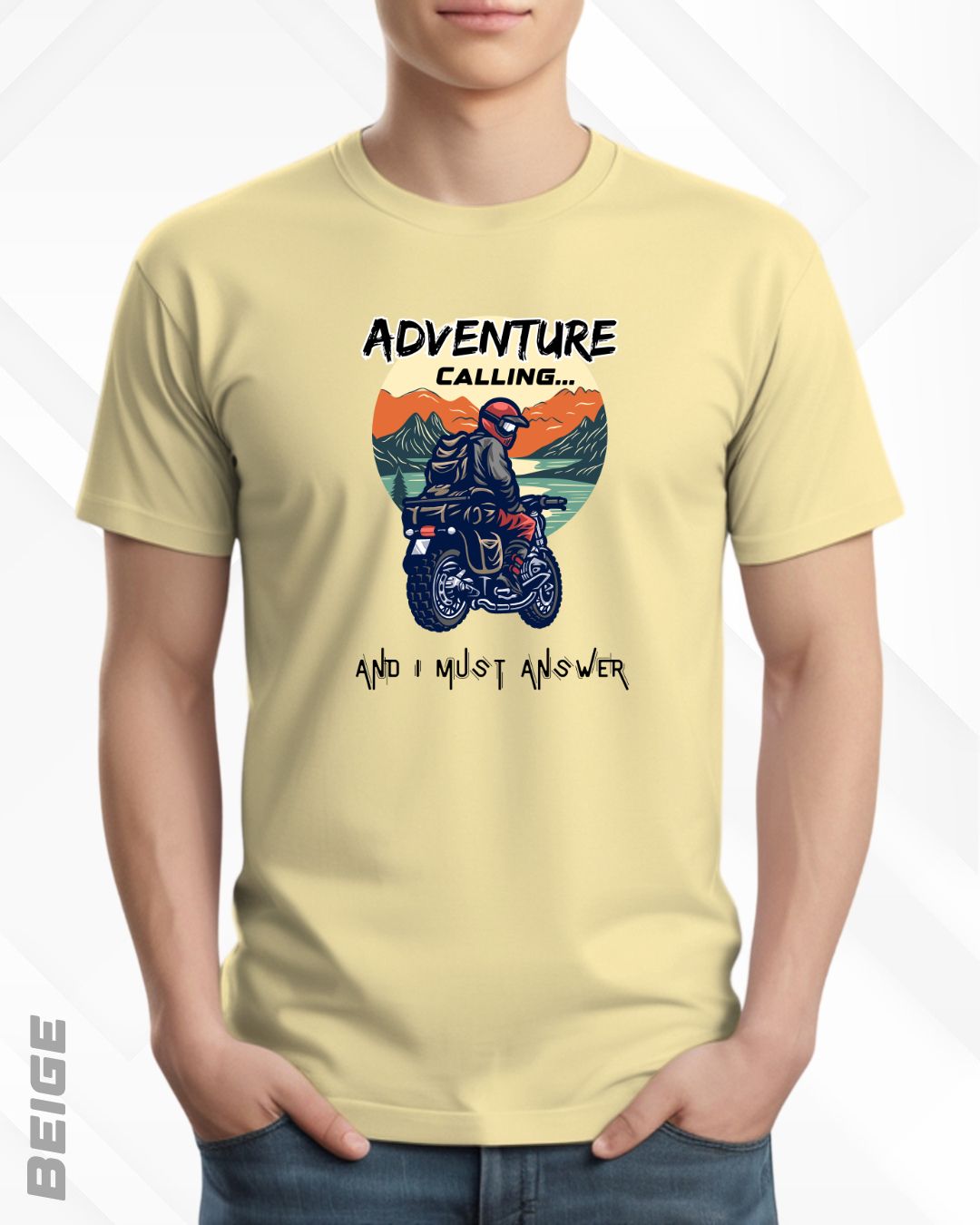 ADVENTURE CALLING TEE - LIGHTER SHADES