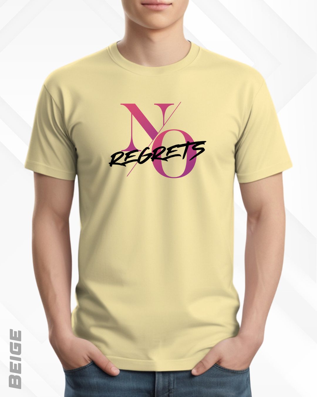 NO REGRETS TEE - LIGHTER SHADES