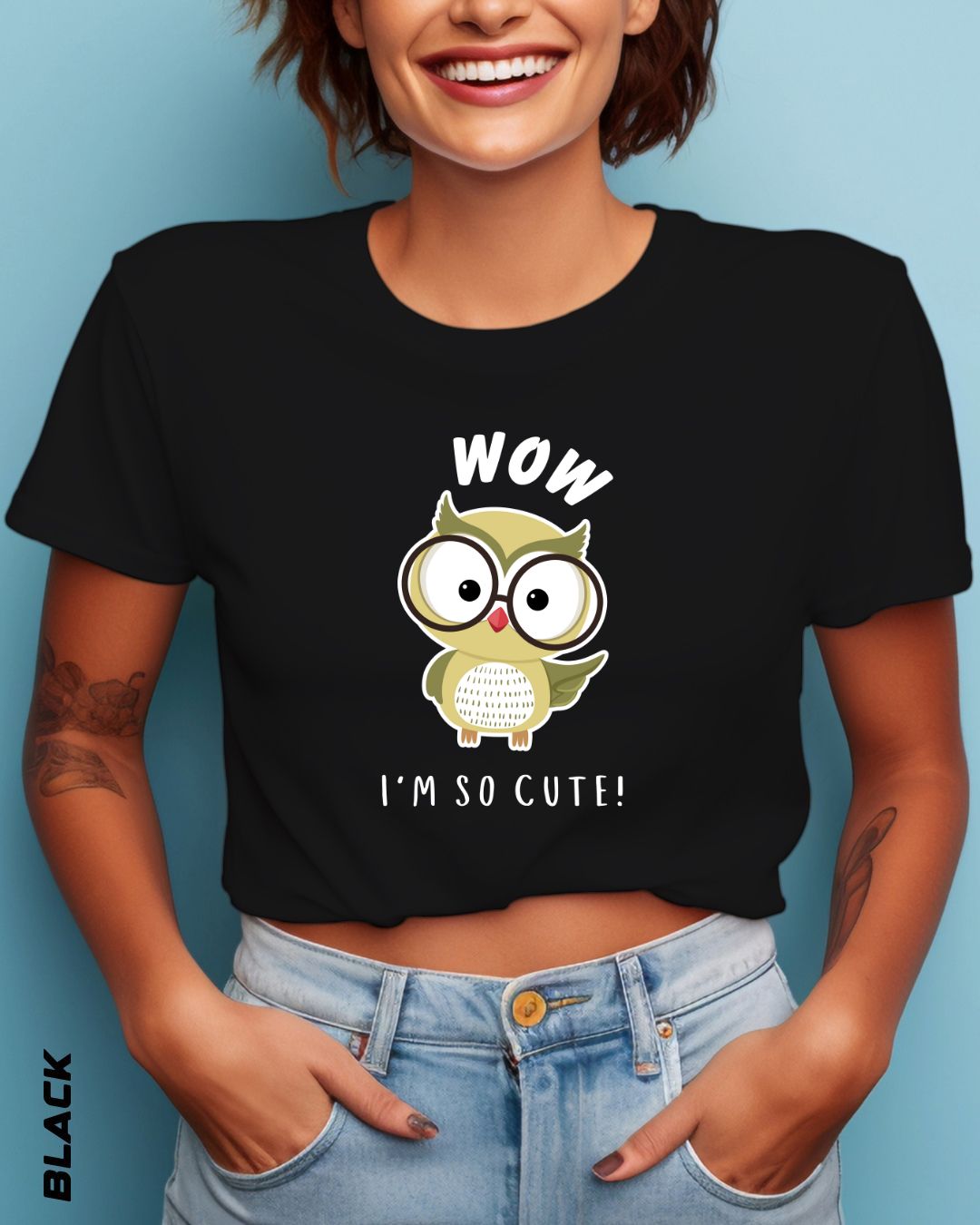 I'M SO CUTE CROP TOP - DARKER SHADES