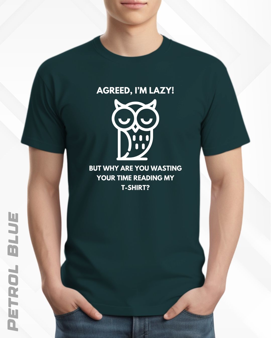 LAZY OWL TEE - DARKER SHADES