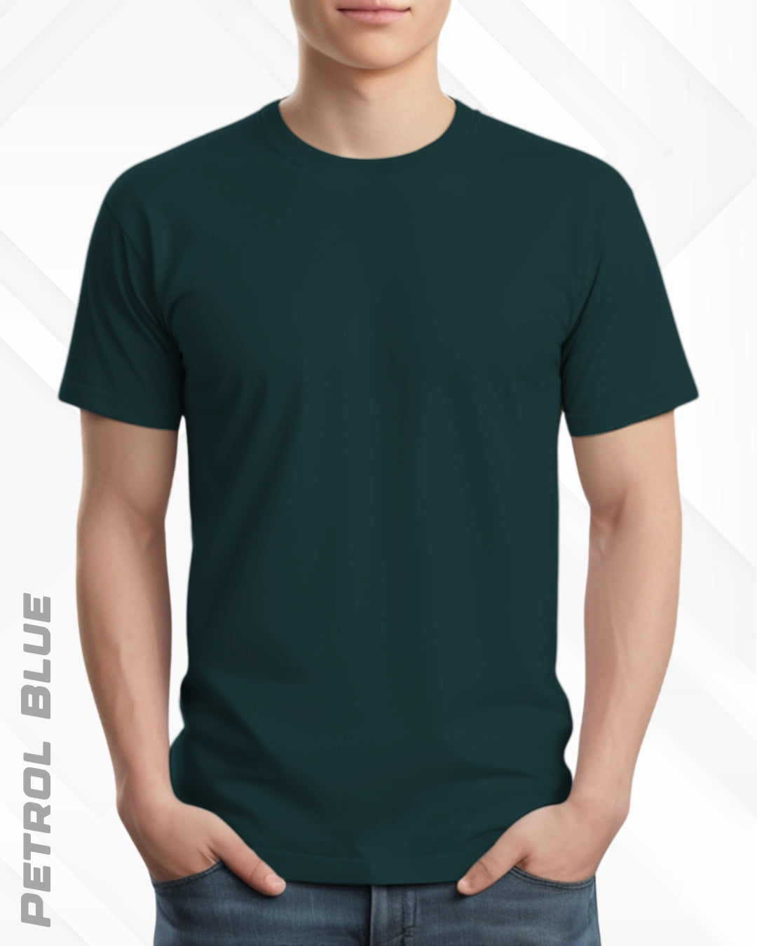 CLASSIC CREW NECK PLAIN TEE - DARKER SHADES