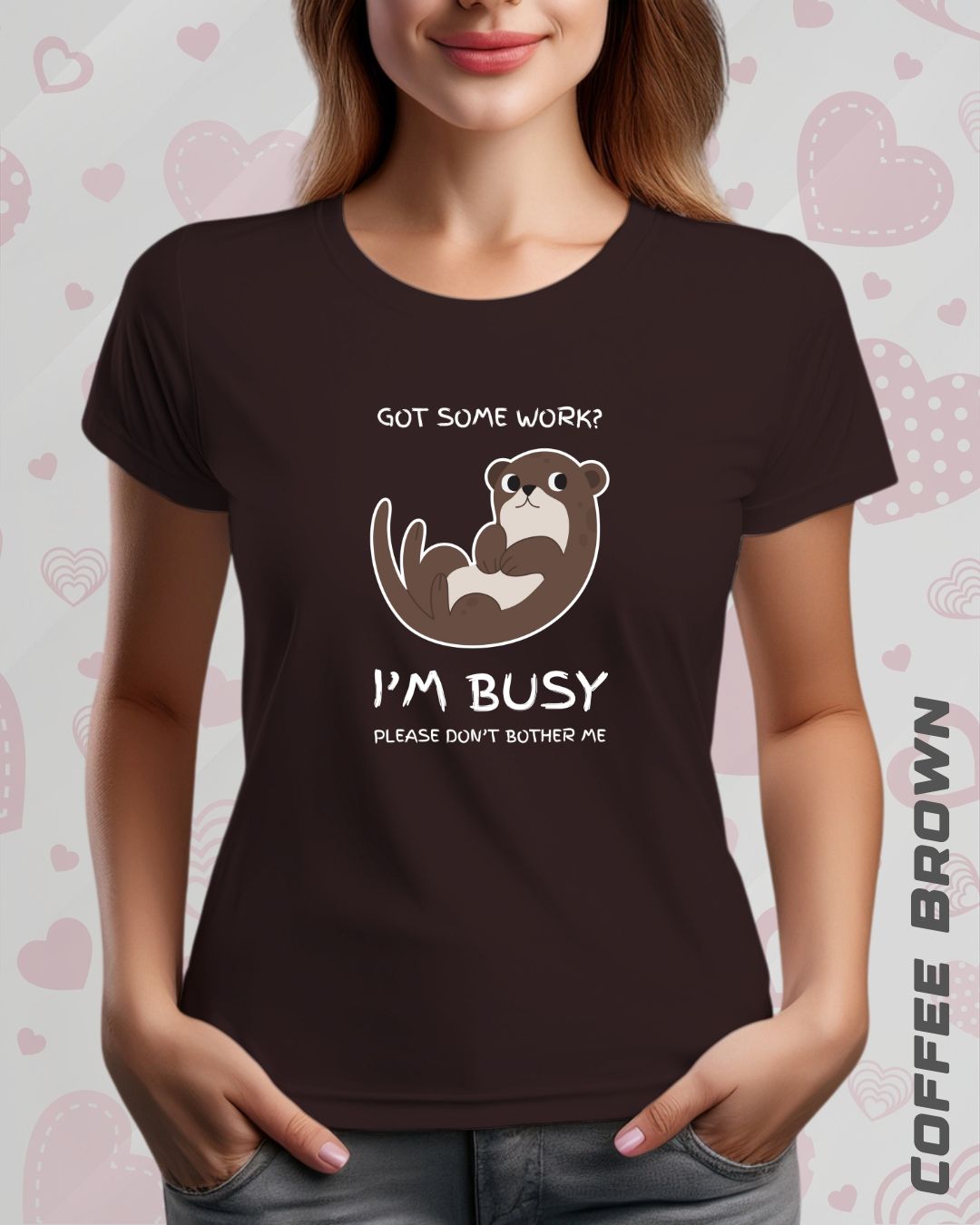 I'M BUSY TEE - DARKER SHADES