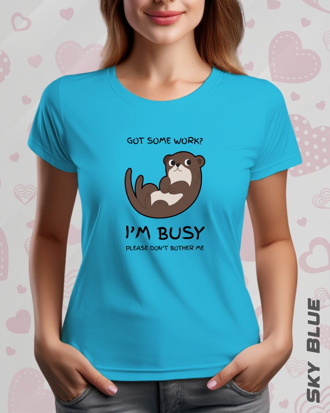 I'M BUSY TEE - LIGHTER SHADES