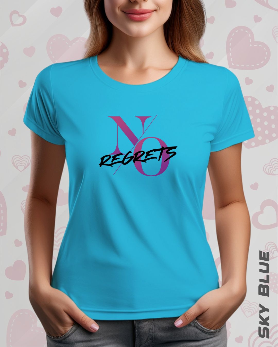 NO REGRETS TEE - LIGHTER SHADES