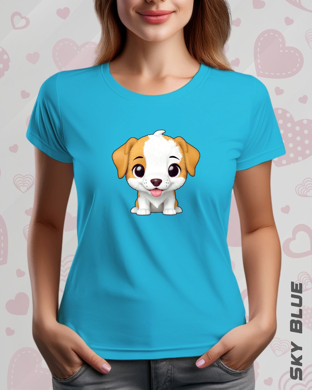 PUPPYLICIOUS TEE - LIGHTER SHADES