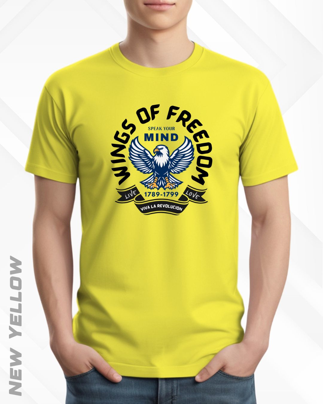 WINGS OF FREEDOM TEE - LIGHTER SHADES
