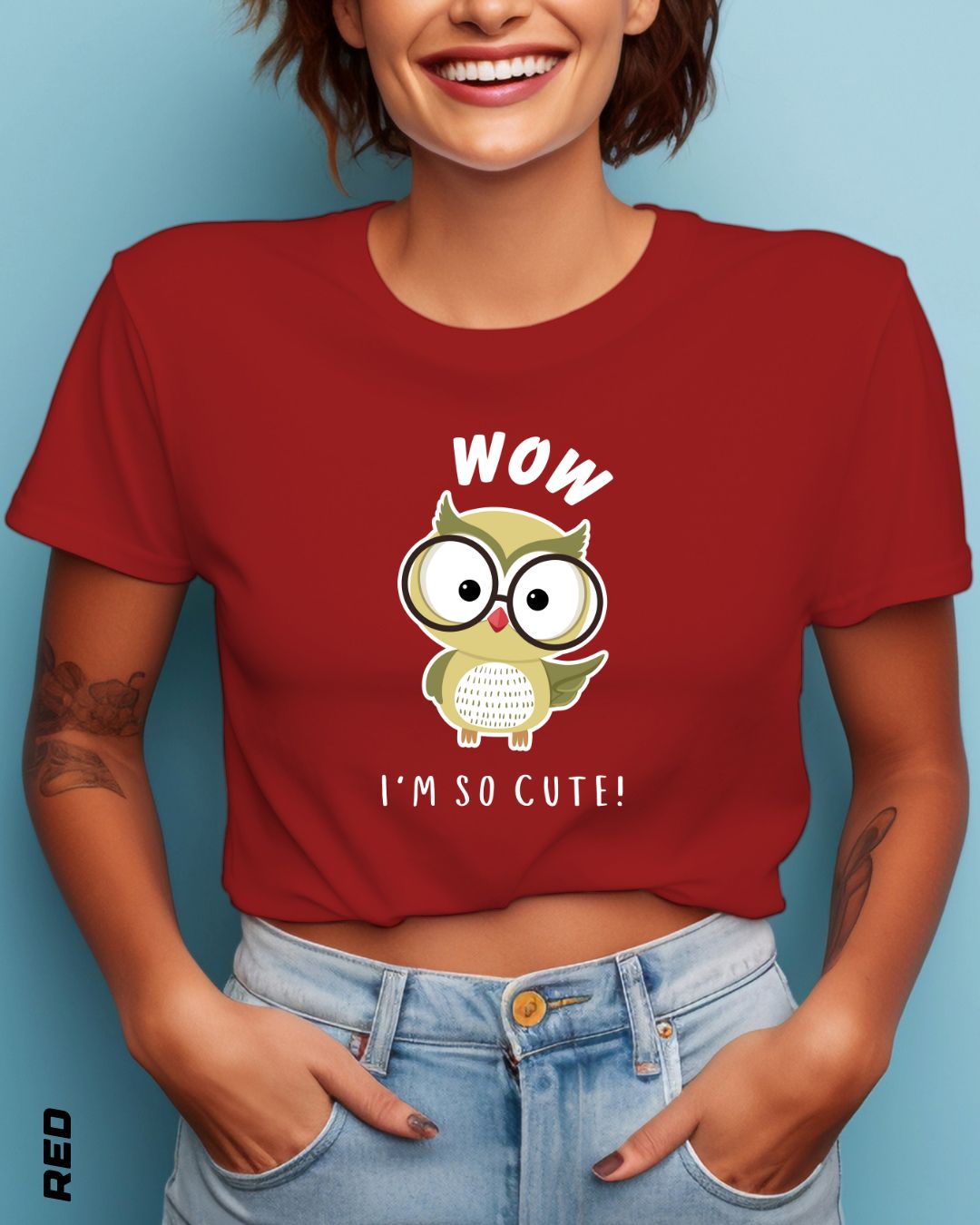 I'M SO CUTE CROP TOP - DARKER SHADES