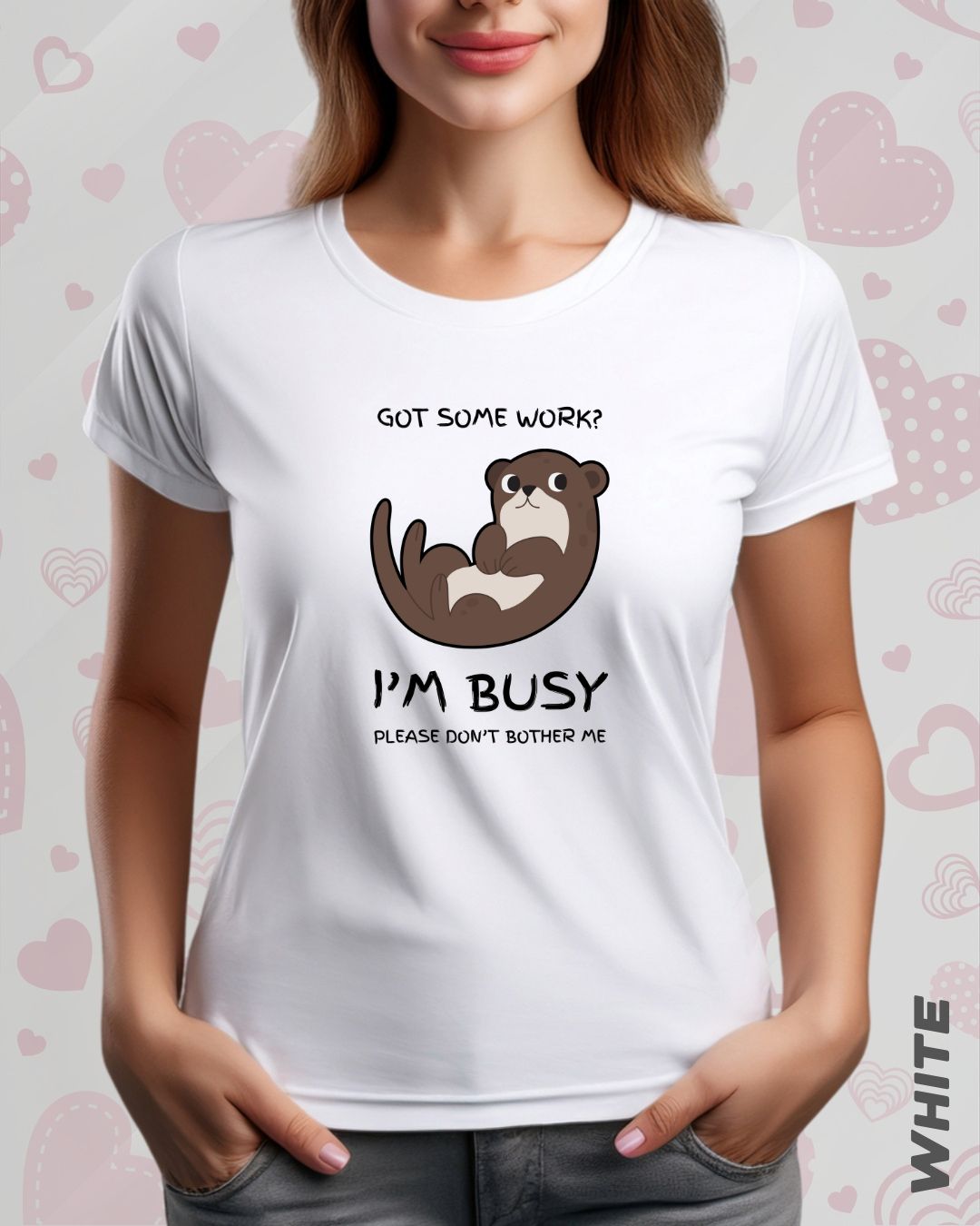 I'M BUSY TEE - LIGHTER SHADES