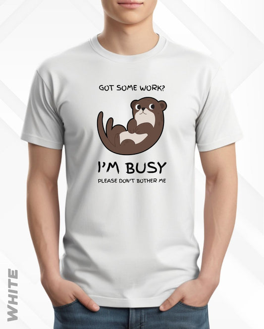 I'M BUSY TEE - LIGHTER SHADES
