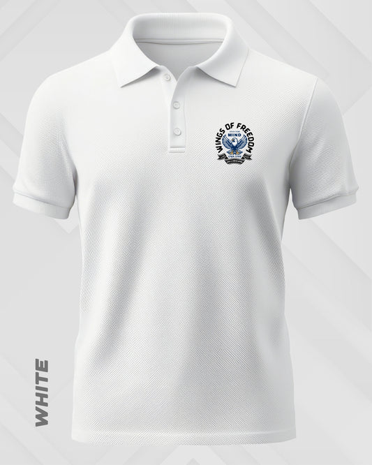WINGS OF FREEDOM POLO T-SHIRT - LIGHTER SHADES