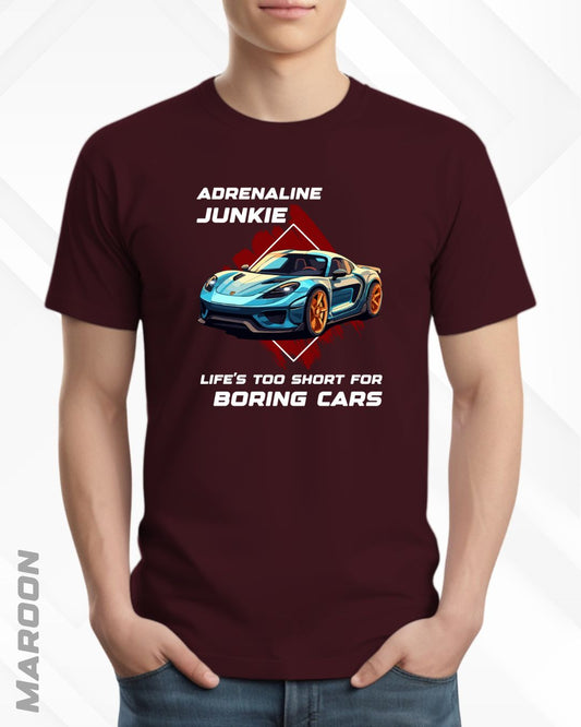 ADRENALINE JUNKIE TEE - DARKER SHADES