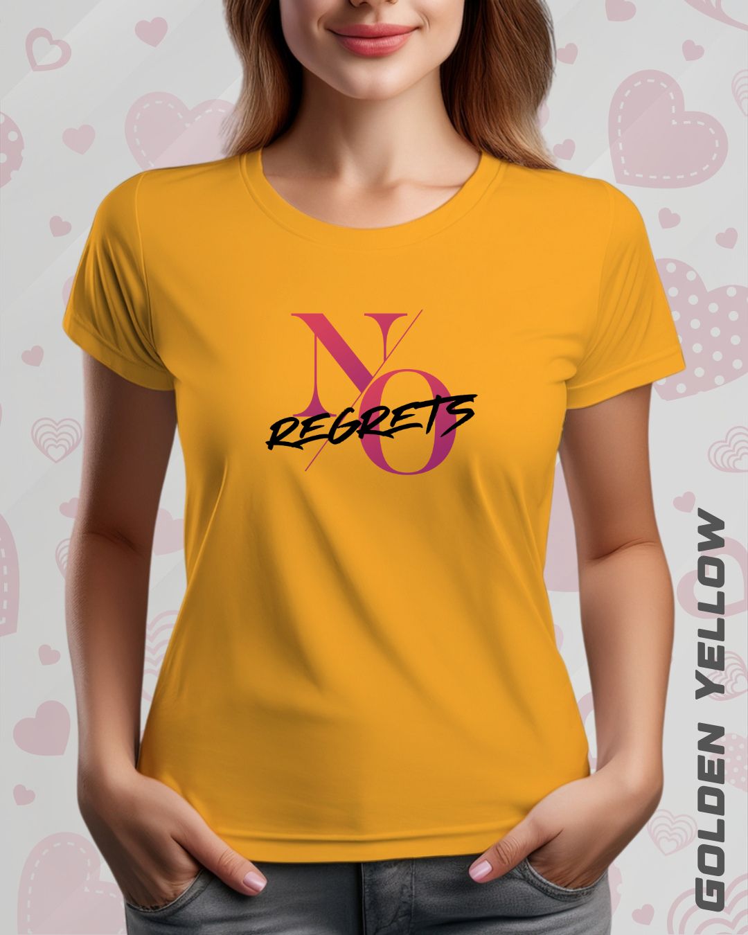 NO REGRETS TEE - LIGHTER SHADES