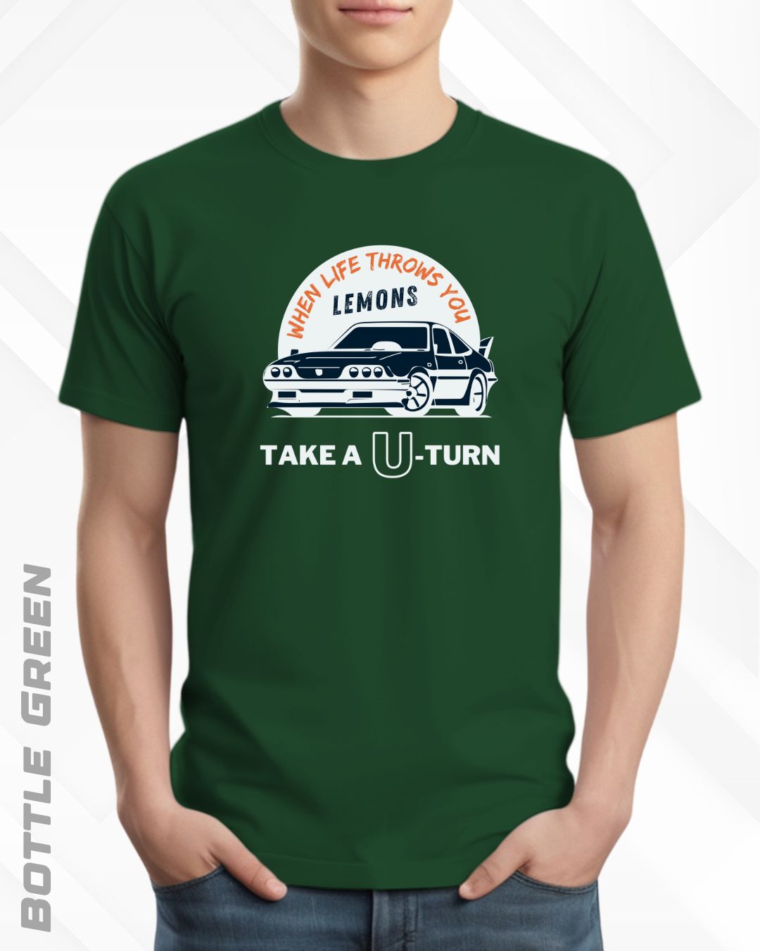 TAKE A U-TURN TEE - DARKER SHADES