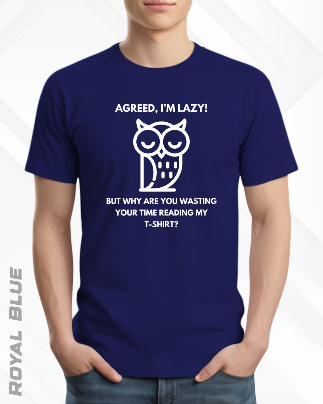 LAZY OWL TEE - DARKER SHADES