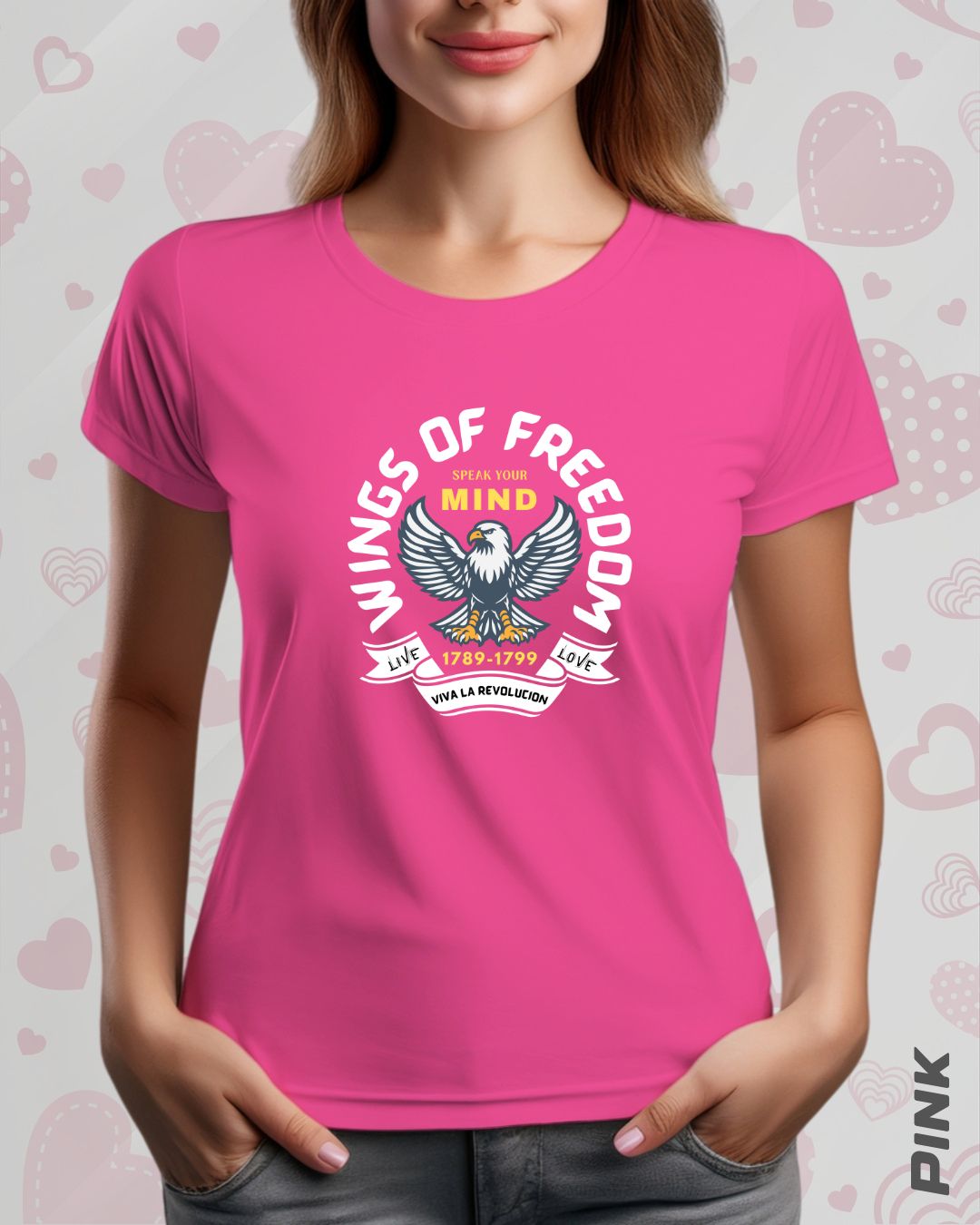 WINGS OF FREEDOM TEE - DARKER SHADES