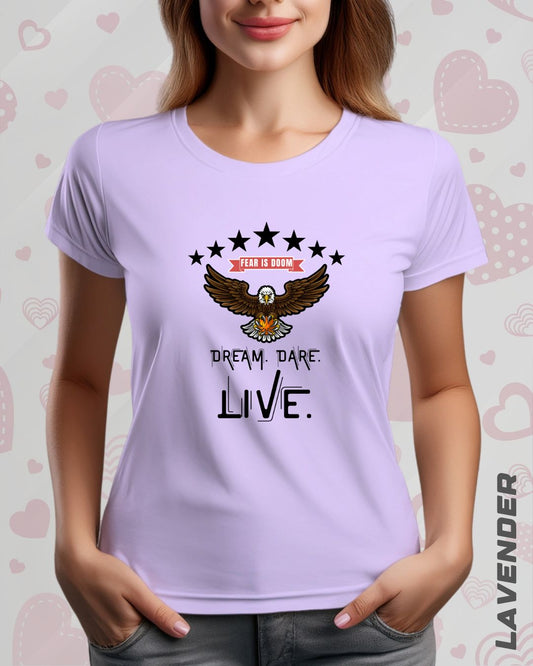 DREAM DARE LIVE TEE - LIGHTER SHADES