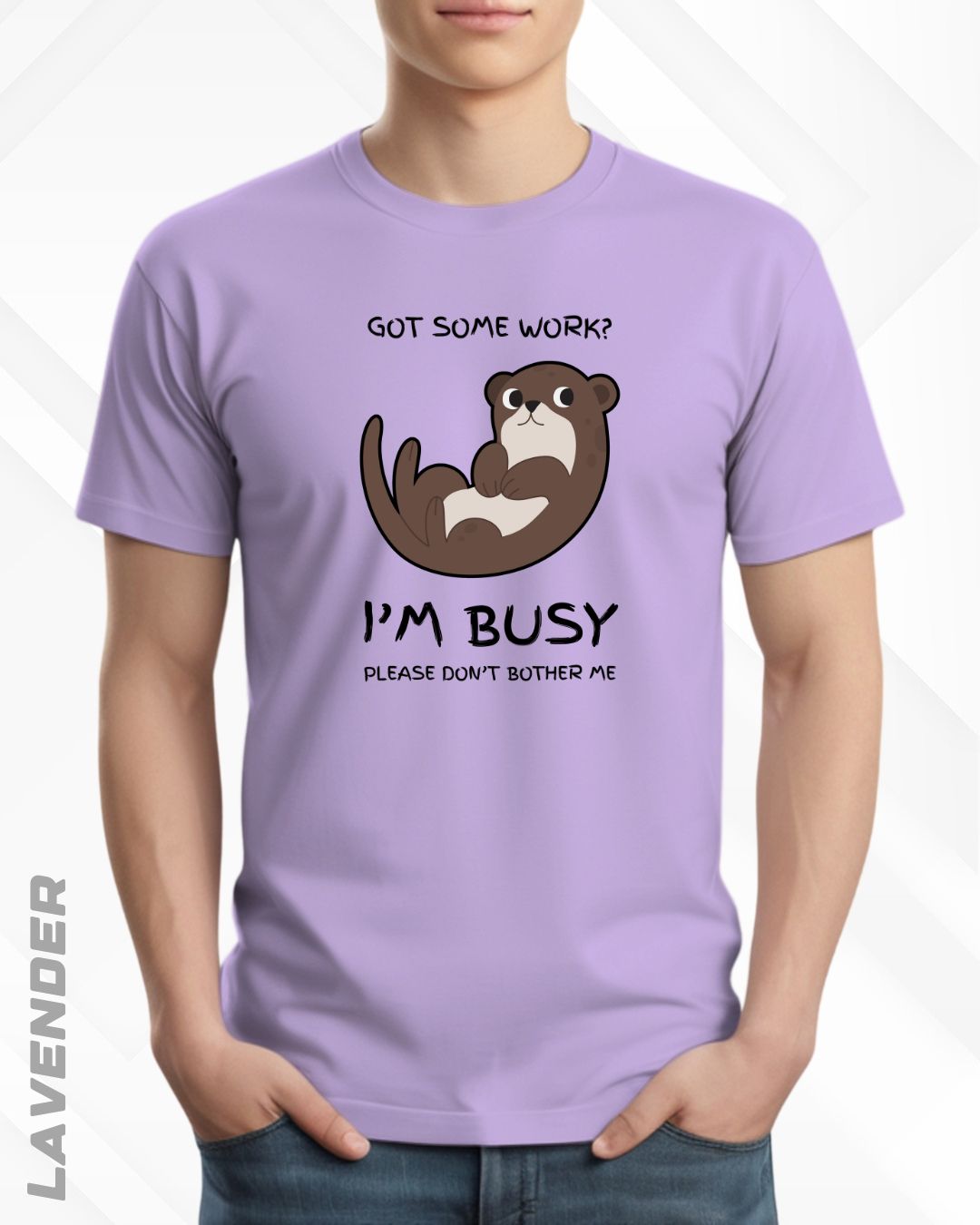 I'M BUSY TEE - LIGHTER SHADES