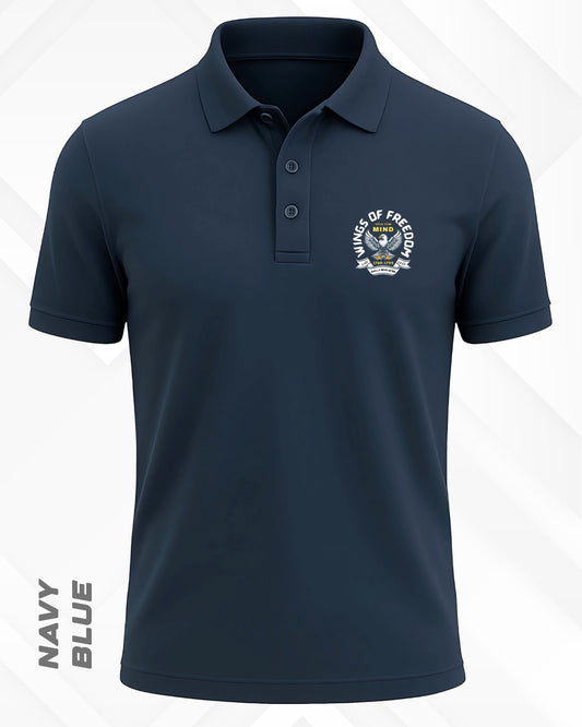 WINGS OF FREEDOM POLO T-SHIRT - DARKER SHADES