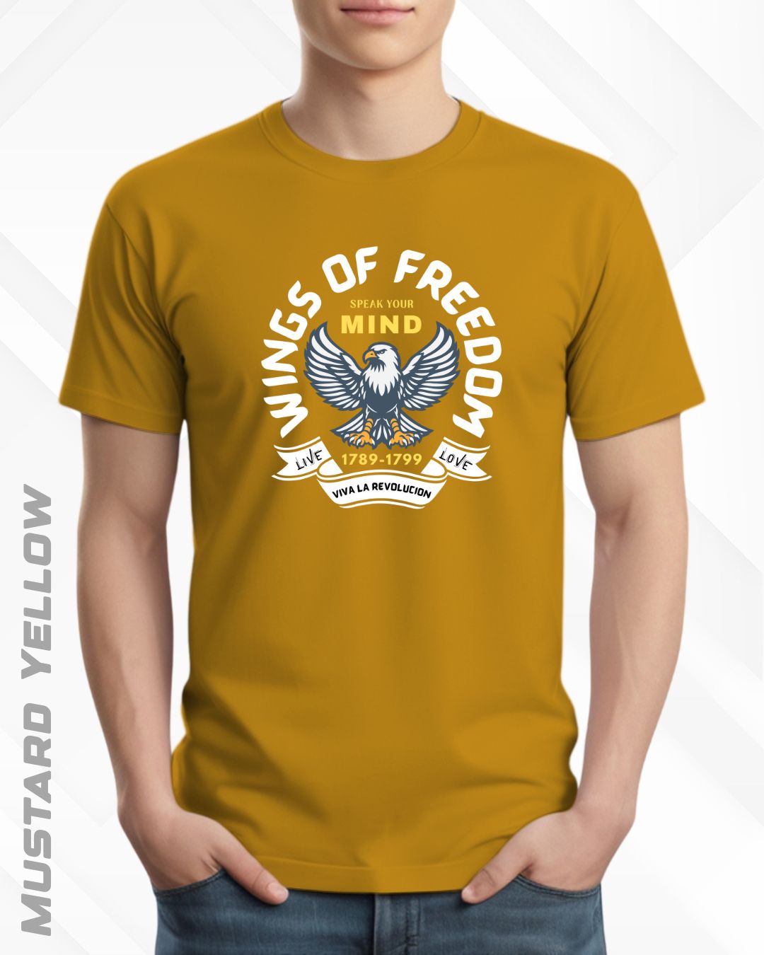 WINGS OF FREEDOM TEE - DARKER SHADES