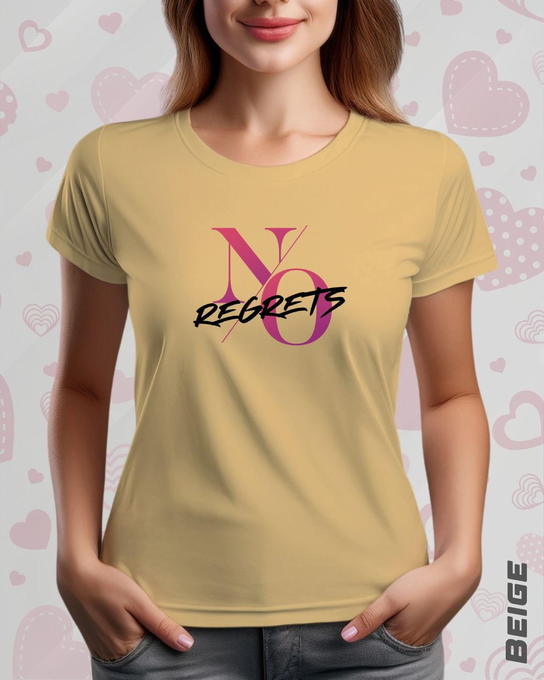 NO REGRETS TEE - LIGHTER SHADES