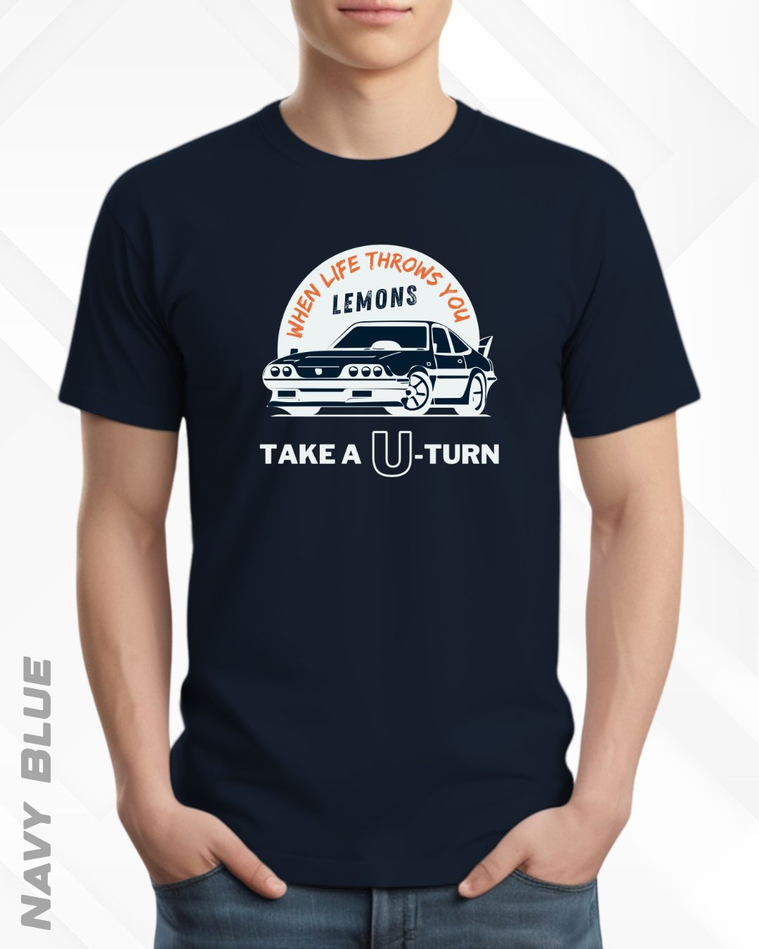TAKE A U-TURN TEE - DARKER SHADES