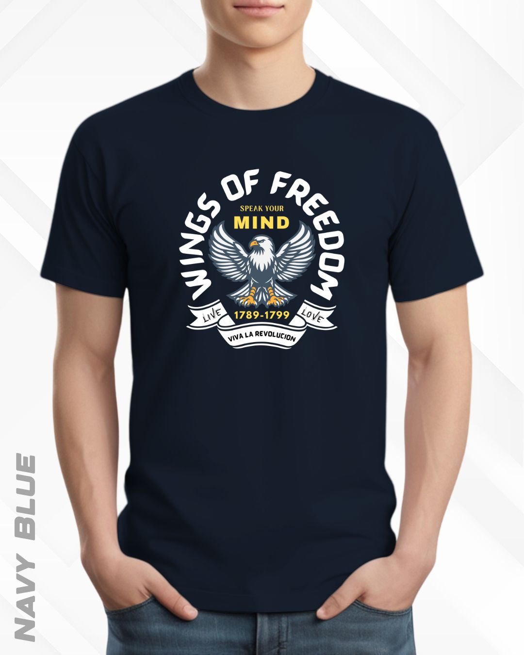 WINGS OF FREEDOM TEE - DARKER SHADES